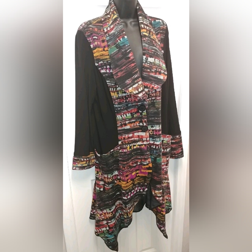 Joseph Ribkoff colorful jacket.